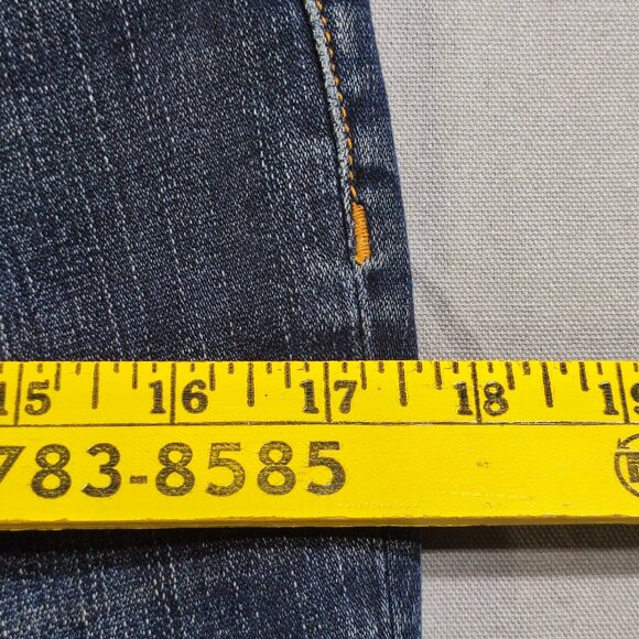 Silver Jeans Suki Capri women's size 28 dark washed blue straight leg - Picture 10 of 13